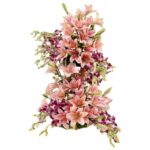 A Big Premium Arrangement of Orchids & Lilies (2 Feet Height)
