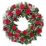 Red Roses Wreath