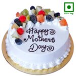 A Mothers Day Special Premium Fresh Fruits Cake (Flavor Selection Available)