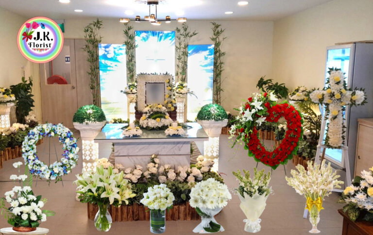 Christian Funeral Flowers in Vadodara