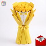# 0001 - A Luxurious Premium Bunch of 15 Yellow Roses