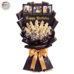 A Beautiful Personalized Premium Photo Printed Bouquet of Rajnigandhas