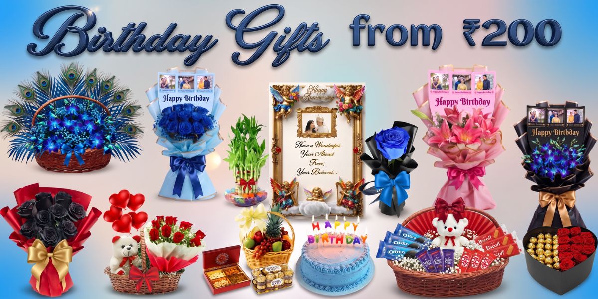 Send Birthday Gifts Online to Vadodara by JK Florist