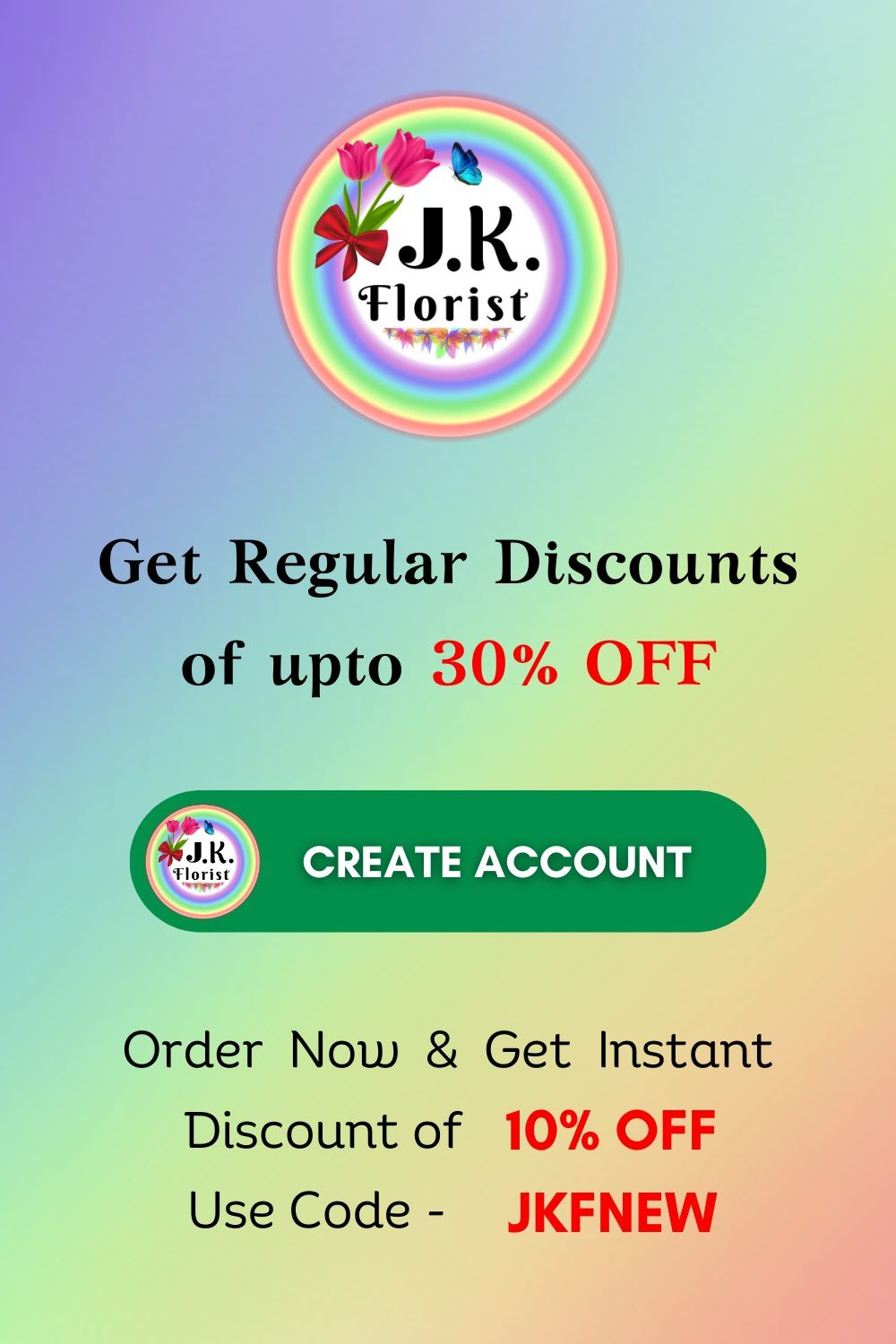 Copy of Purple Pastel Blue Calming Floral Gradients Self-Care Affirmations Self Care Instagram Post